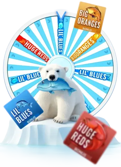 Ice Fishing Wheel Image.